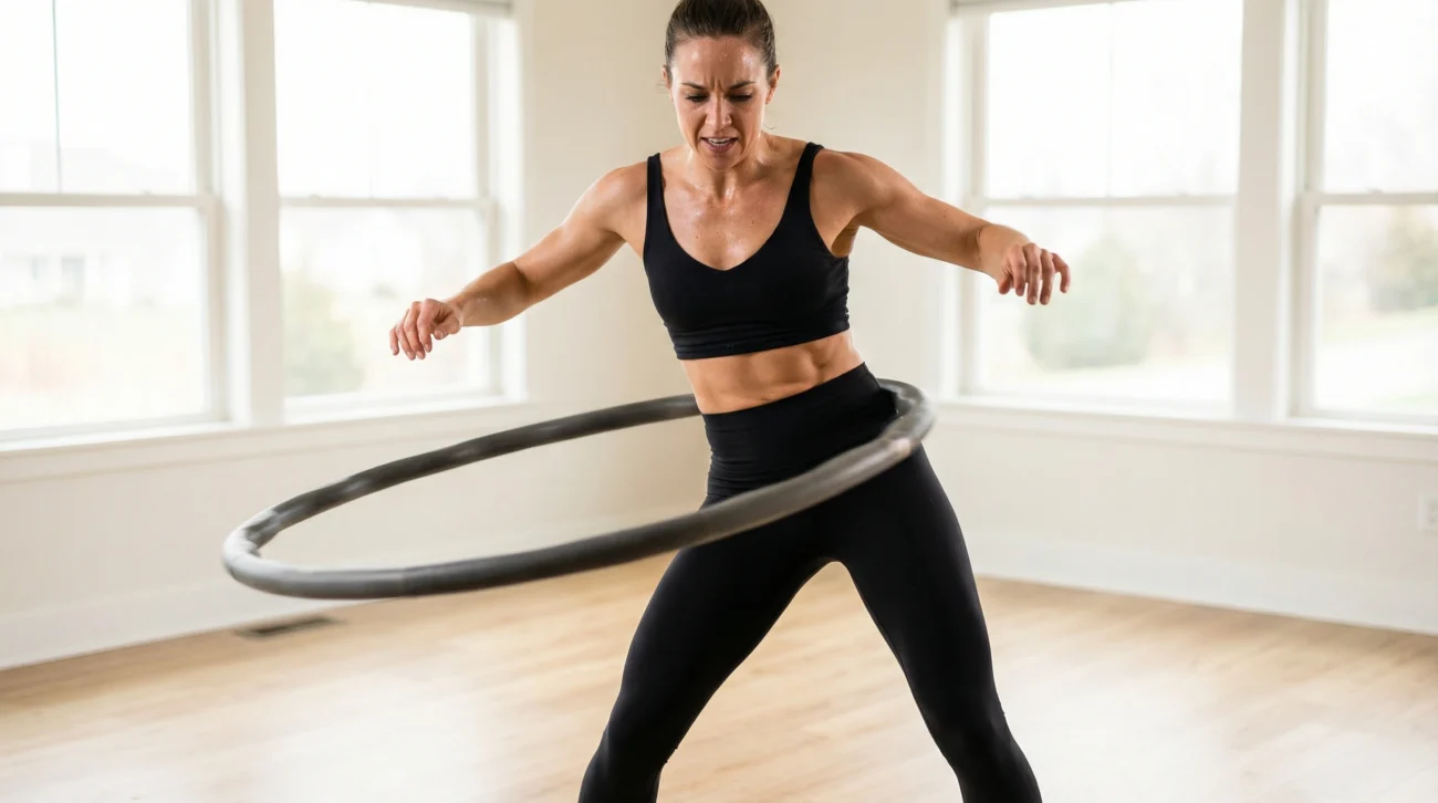 weighted hula hoop workout