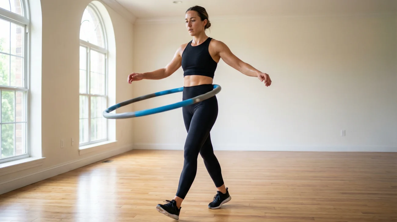 weighted hula hoop workout