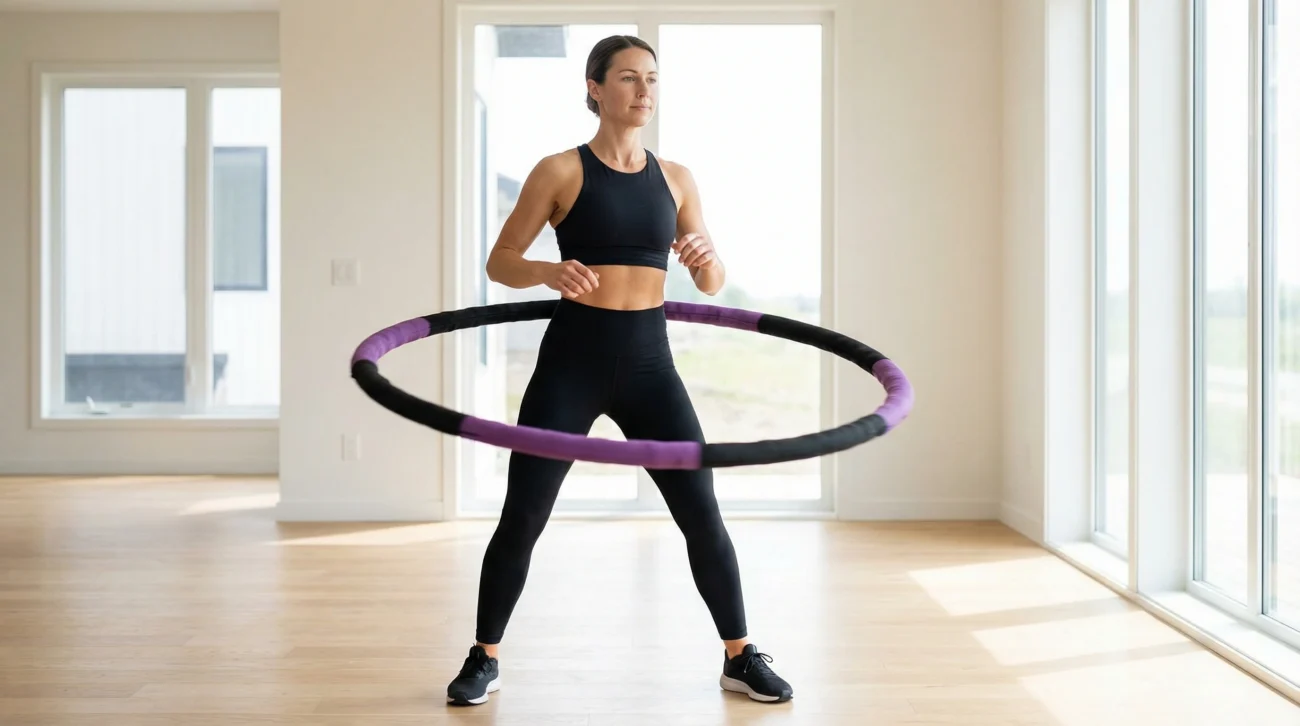 weighted hula hoop workout