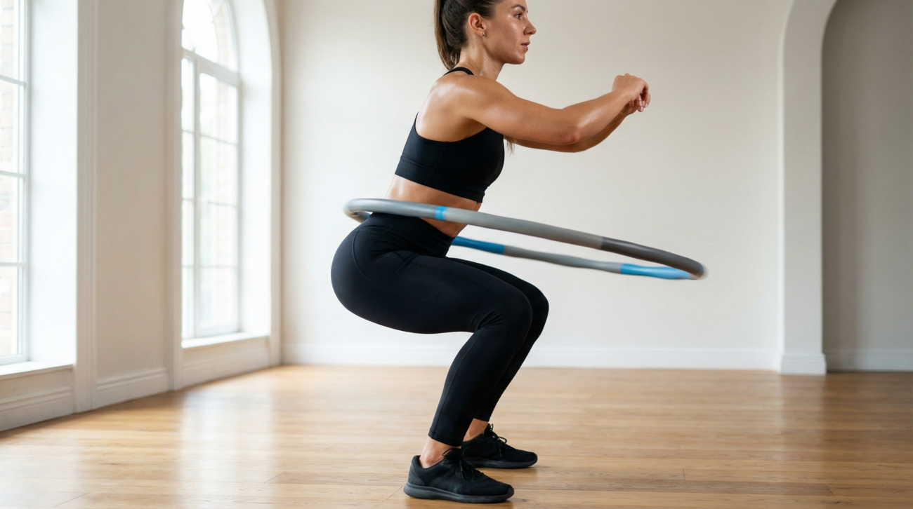 weighted hula hoop workout