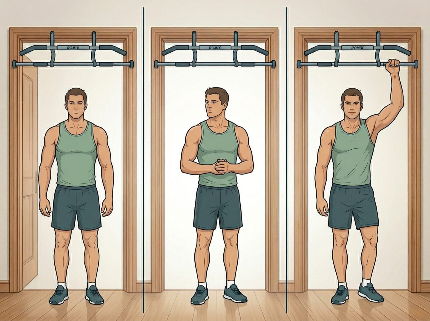 door frame pull up bar exercises featured image