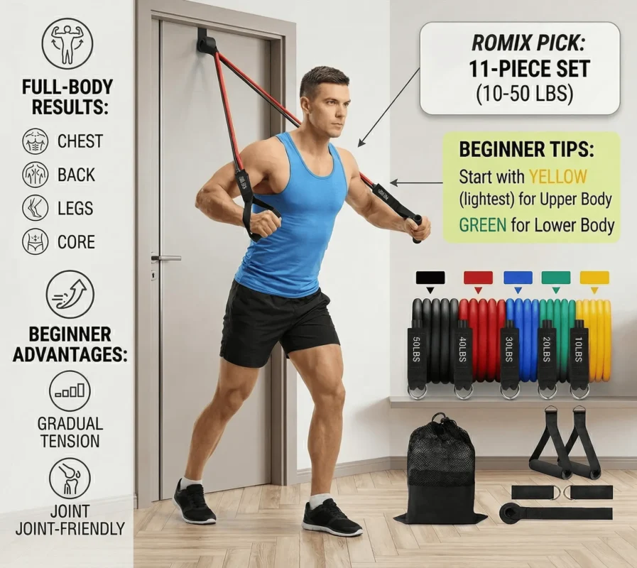 workout gear for beginners: resistance band for beginners